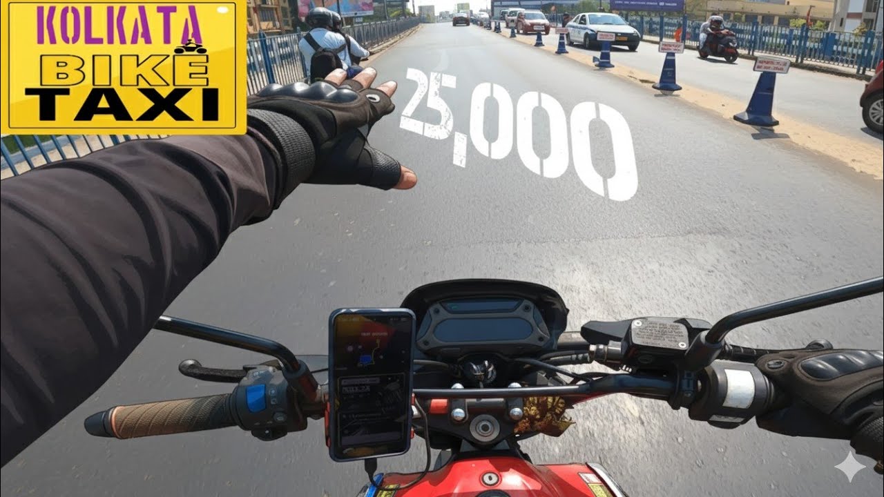 Galti se bhi Bajaj freedom 125 CNG bike ko accident mat kar lena😳Ola Uber bike taxi Kolkata 