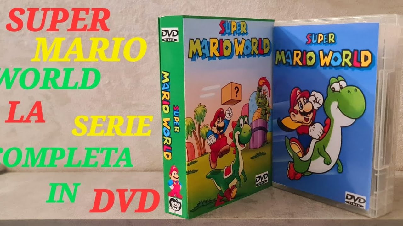 SUPER MARIO WORLD LA SERIE COMPLETA IN DVD WHATSAPP 331 4021702 