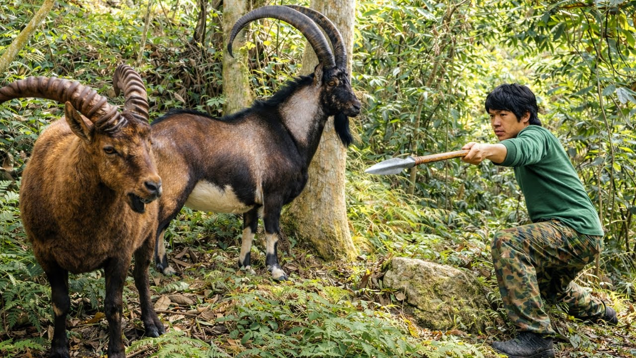 Setting Bamboo Fish Traps, Tracking Wild Goats & Dangerous Survival Hunts