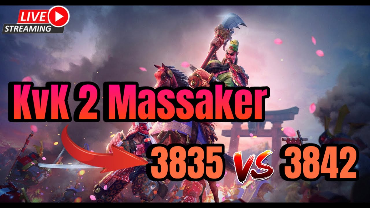 『Live』Brutale KvK 2 Fights!🔥 | 3835 vs 3842 | #rok