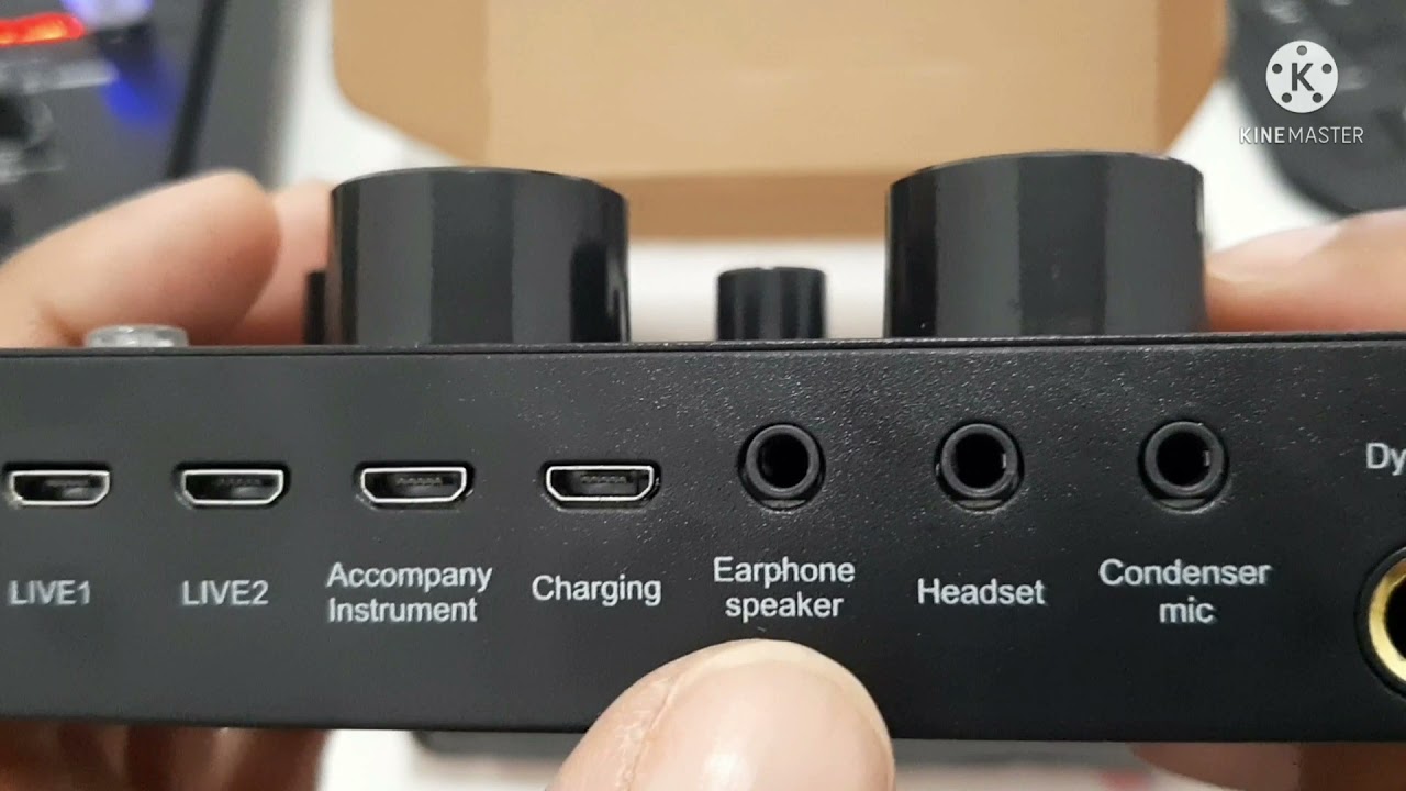 placa de som v8 interface primeira parte