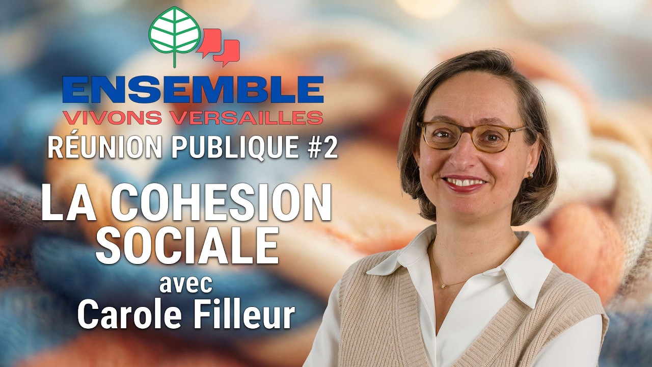 RÉUNION PUBLIQUE #2 | LA COHÉSION SOCIALE : MIEUX VIVRE ENSEMBLE | 12/02/26