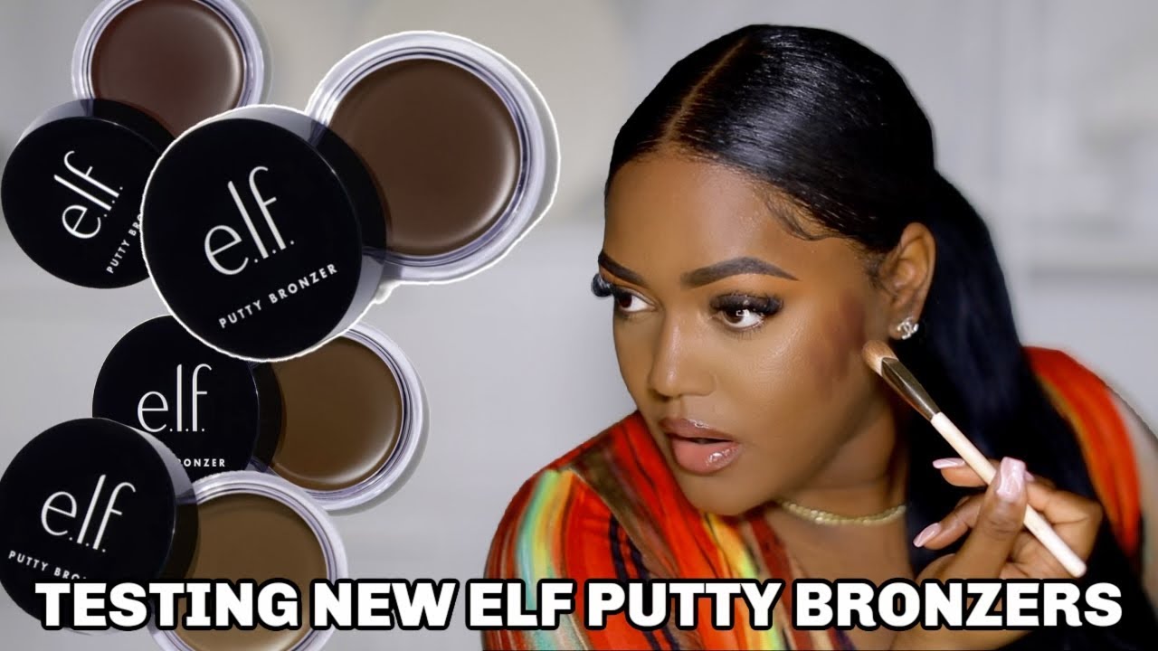 ELF PUTTY BRONZERS | 4 DARKEST SHADES SWATCHES