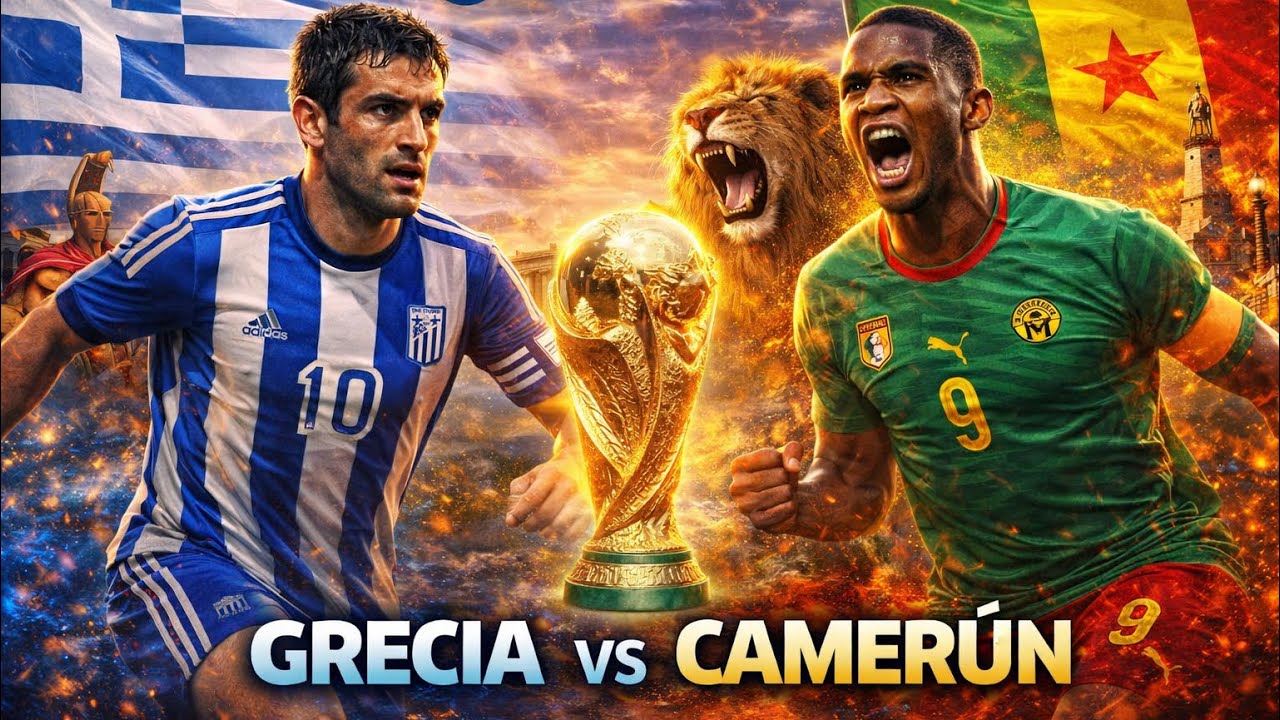 Dream Match! Greece vs Cameroon | Group Stage 1/3| FANTASY FIFA World Cup Simulation | 4K Gameplay