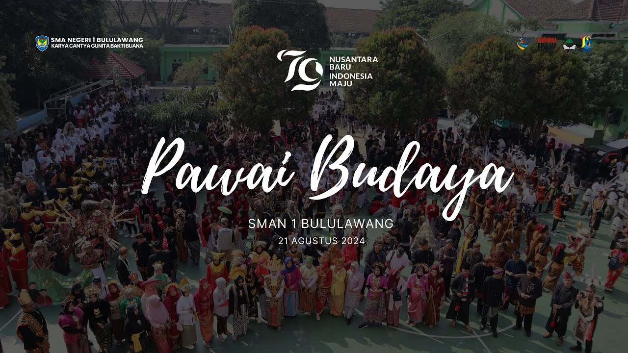PAWAI BUDAYA HUT SMANEB KE 18 DAN KEMERDEKAAN RI KE-79 | SMAN 1 BULULAWANG | 2024