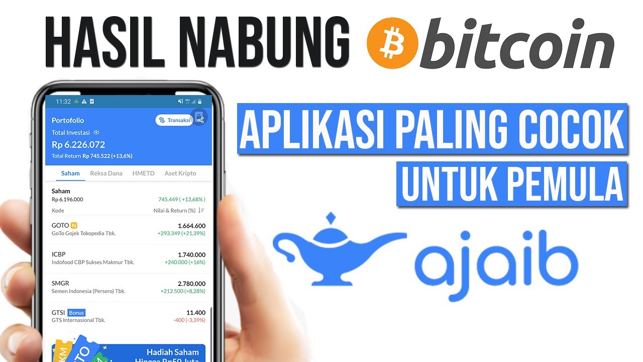 Hasil Nabung Bitcoin di Aplikasi Ajaib | Investasi Crypto Modal Kecil 10 Ribu