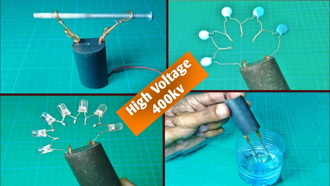 Top 4 experiment using high voltage generator module 400kv