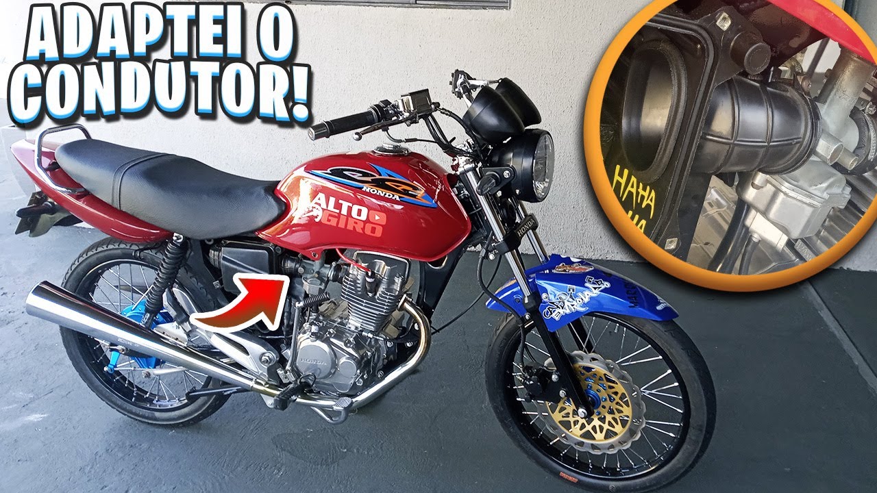 COMO ADAPTAR O CONDUTOR DE AR DA TITAN 125 NO CARBURADOR DE TITAN 150 E FAN 125 ‹‹ Maycon Aragão ››