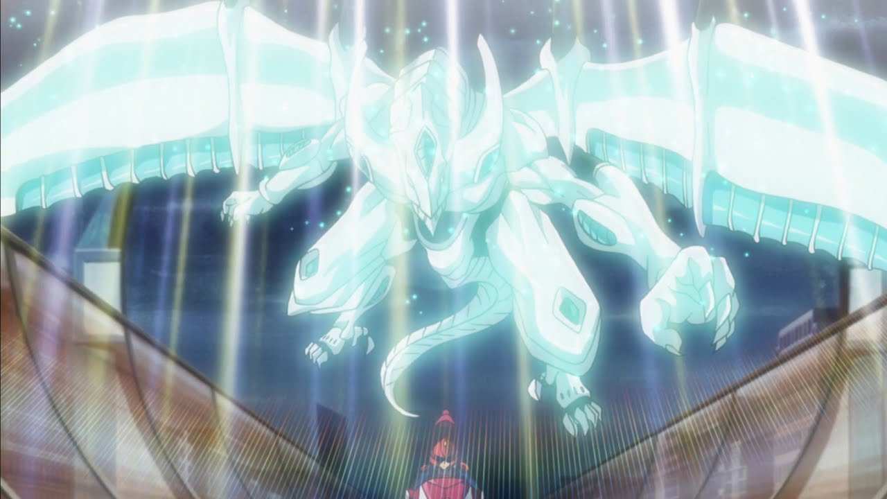 Yusei Fudo summons Shooting Star Dragon for the first time SUB