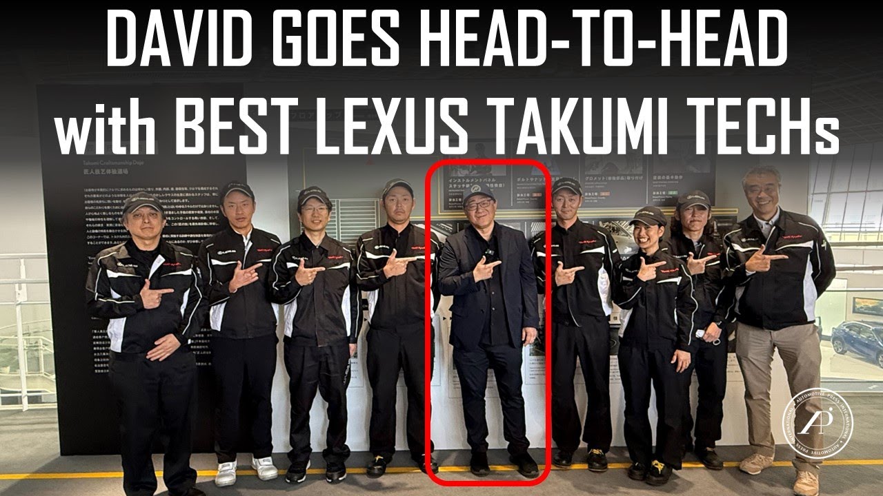 DAVID GOES HEAD-TO-HEAD with BEST LEXUS/TOYOTA TAKUMI TECHs in JAPAN at KYUSHU PLANT & LOSES GAMES