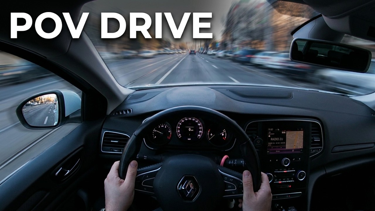 POV Drive Renault Megane 2017 / 1.5 dCi 110 BHP / Acceleration Test / GoPro Hero 7 1080p / Bucharest