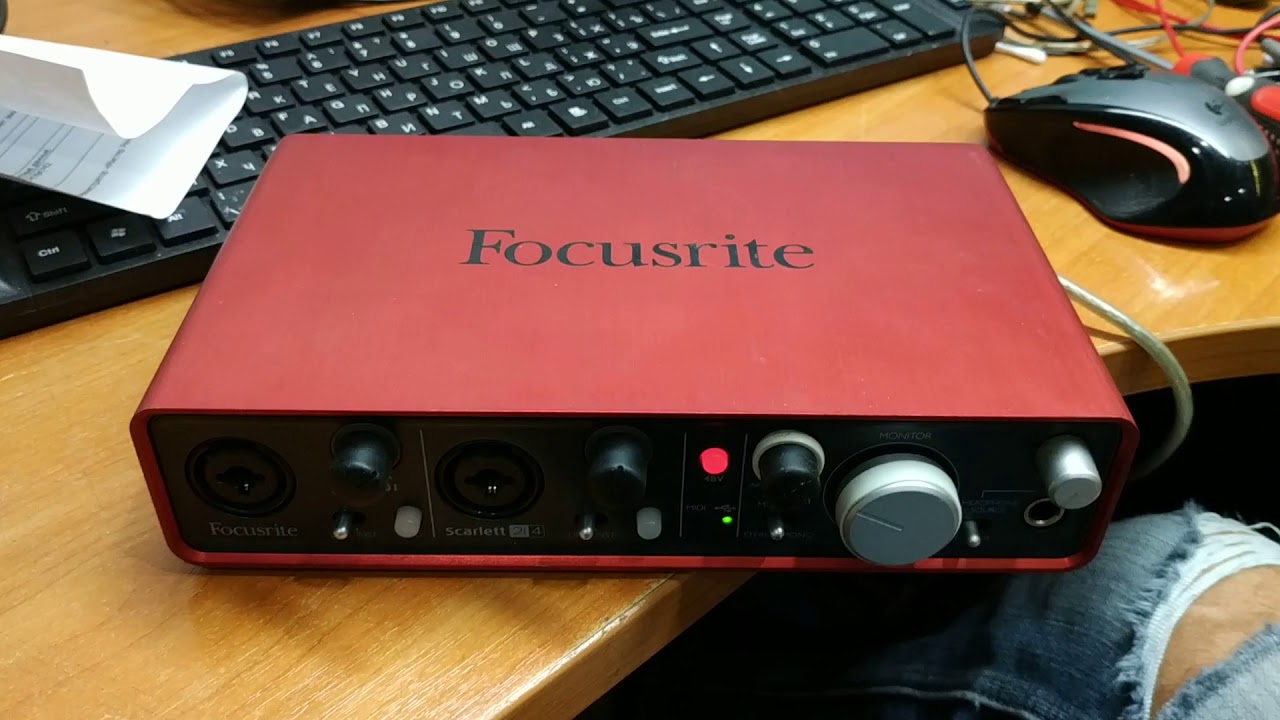 Ремонт внешней звуковой карты focusrite scarlett 2i4 в FixAudio