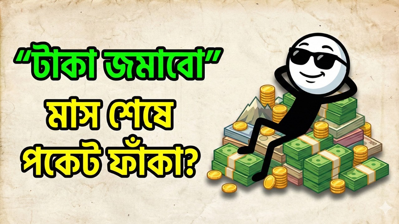 💰 মাসে ৫০% টাকা বাঁচানোর গোপন ট্রিক! ব্যাংক ম্যানেজাররা লুকিয়ে রাখে এই তথ্য 🔥