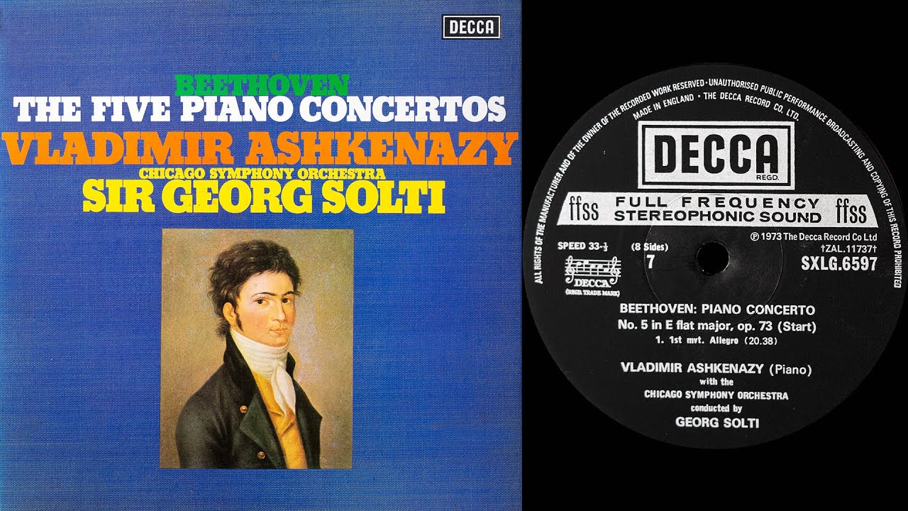 Beethoven - Piano Concerto No.5 "Emperor" (Ashkenazy, Solti) (vinyl: Miyajima, Graham Slee, CTC 301)