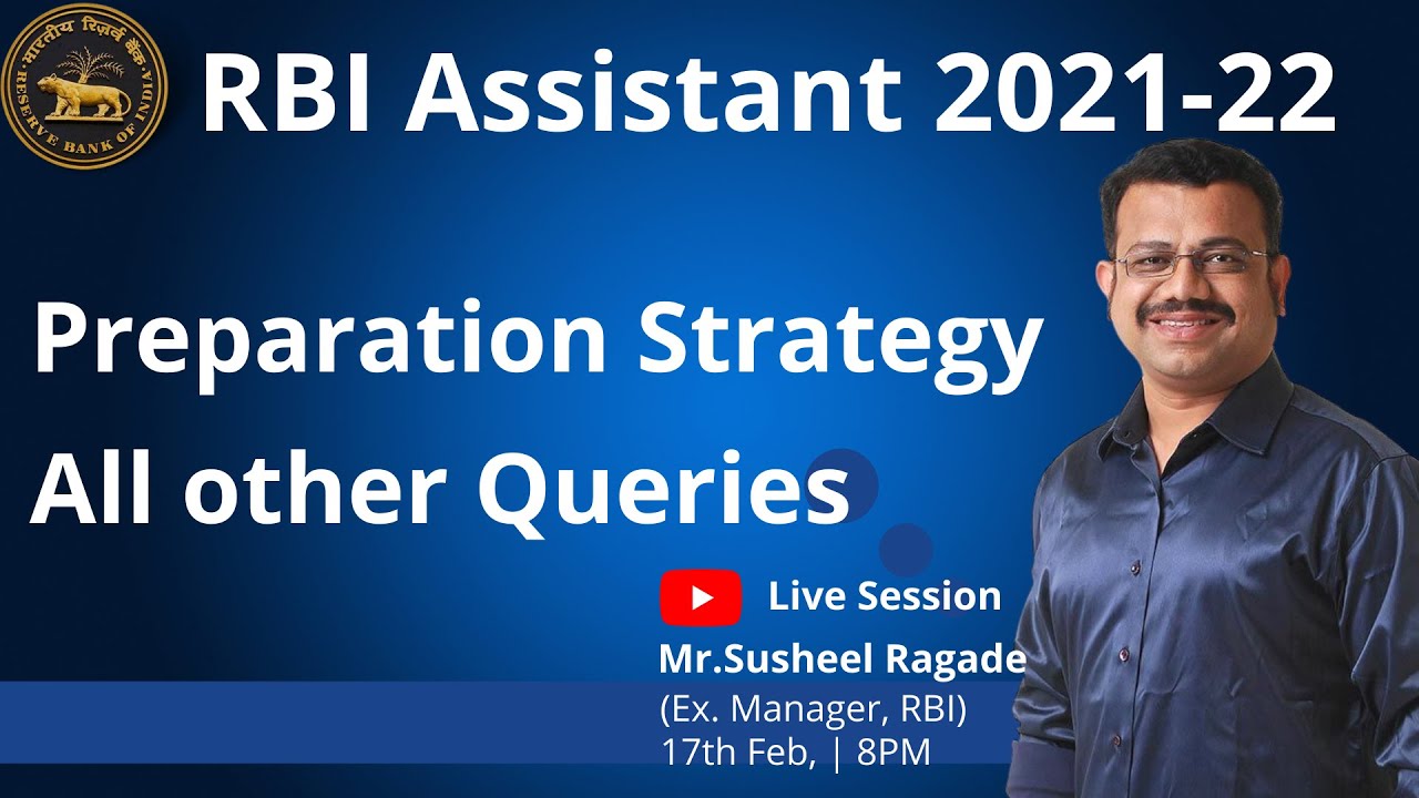 RBI Assistant Notification Out | Preparation Strategies and All Queries Answered | By Susheel Ragade