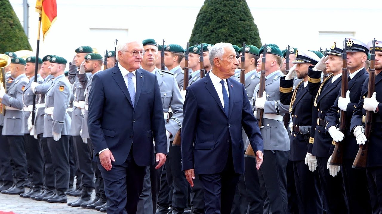 Ehrenbataillon - Portugals Präsident - militärische Ehren