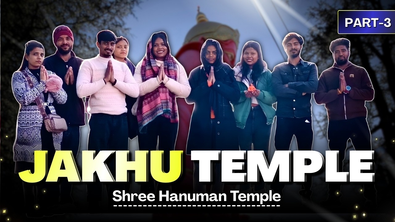 Darshan of 108ft Hanuman Ji 🚩 | Jakhu Temple Shimla & The Monkey Terror! 🐒
