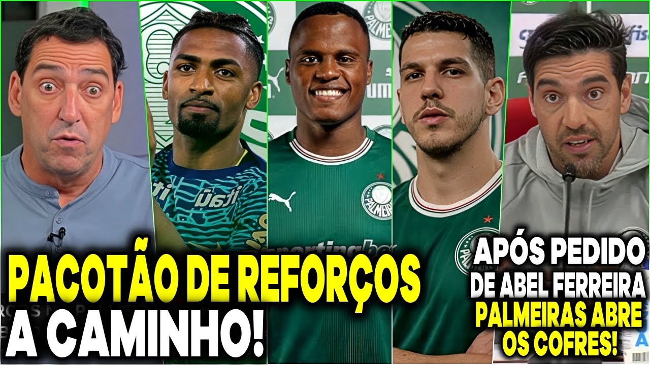 😱PACOTÃO DE REFORÇOS! APÓS PEDIDO DE ABEL, PVC TRAZ INFORMAÇÕES DE QUEM ESTÁ CHEGANDO NO PALMEIRAS!