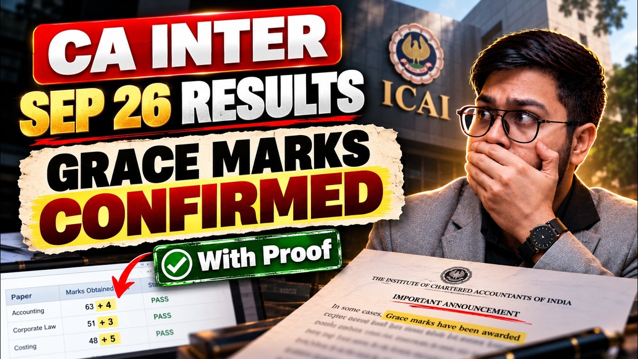 Will ICAI Give Grace Marks? CA Inter Sep 2026 Explained