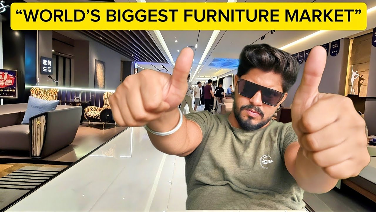 Inside Asia’s LARGEST Furniture Market | Foshan China 🇨🇳