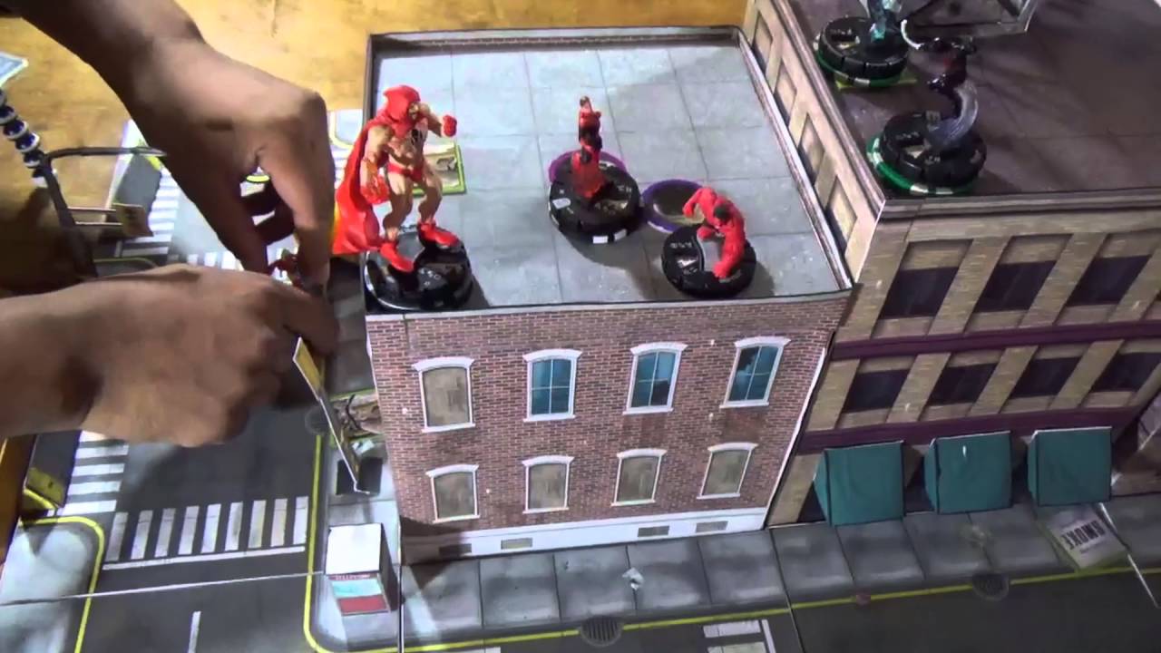 LittlePlasticSuperheroes Heroclix 500 Point Battle Report 2
