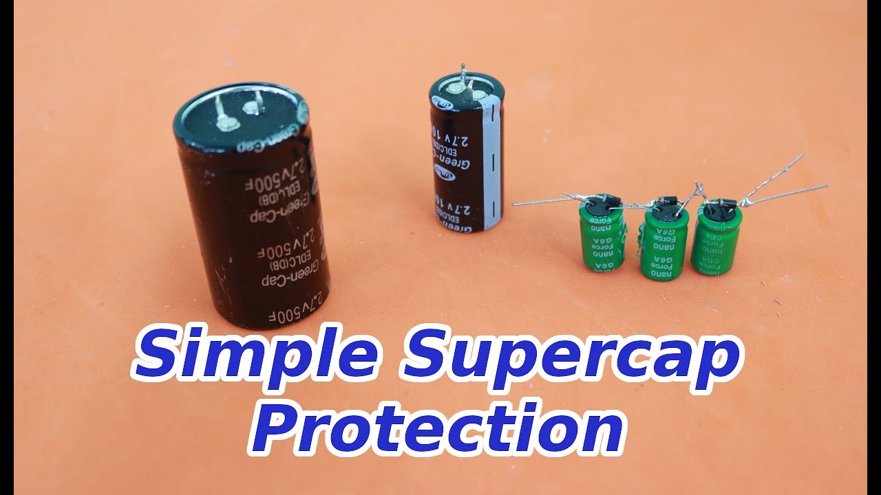 Simple Balancing and Protection Method for Supercaps