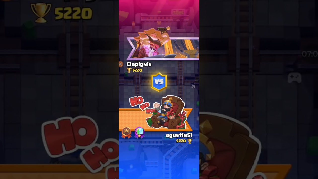 Jugando al Clash royale