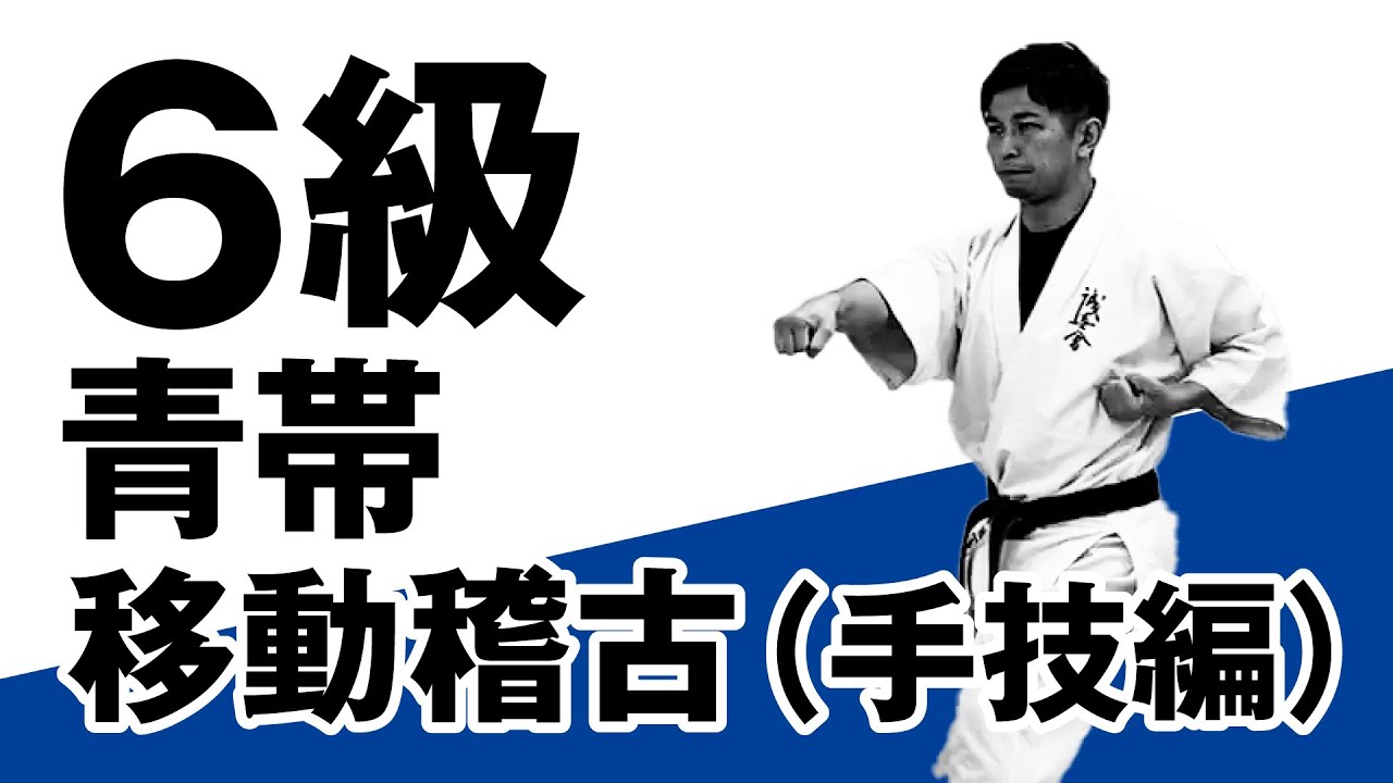 【青帯】移動稽古 手技 6級 手技2種ゆっくり【誠真会館 非公式】