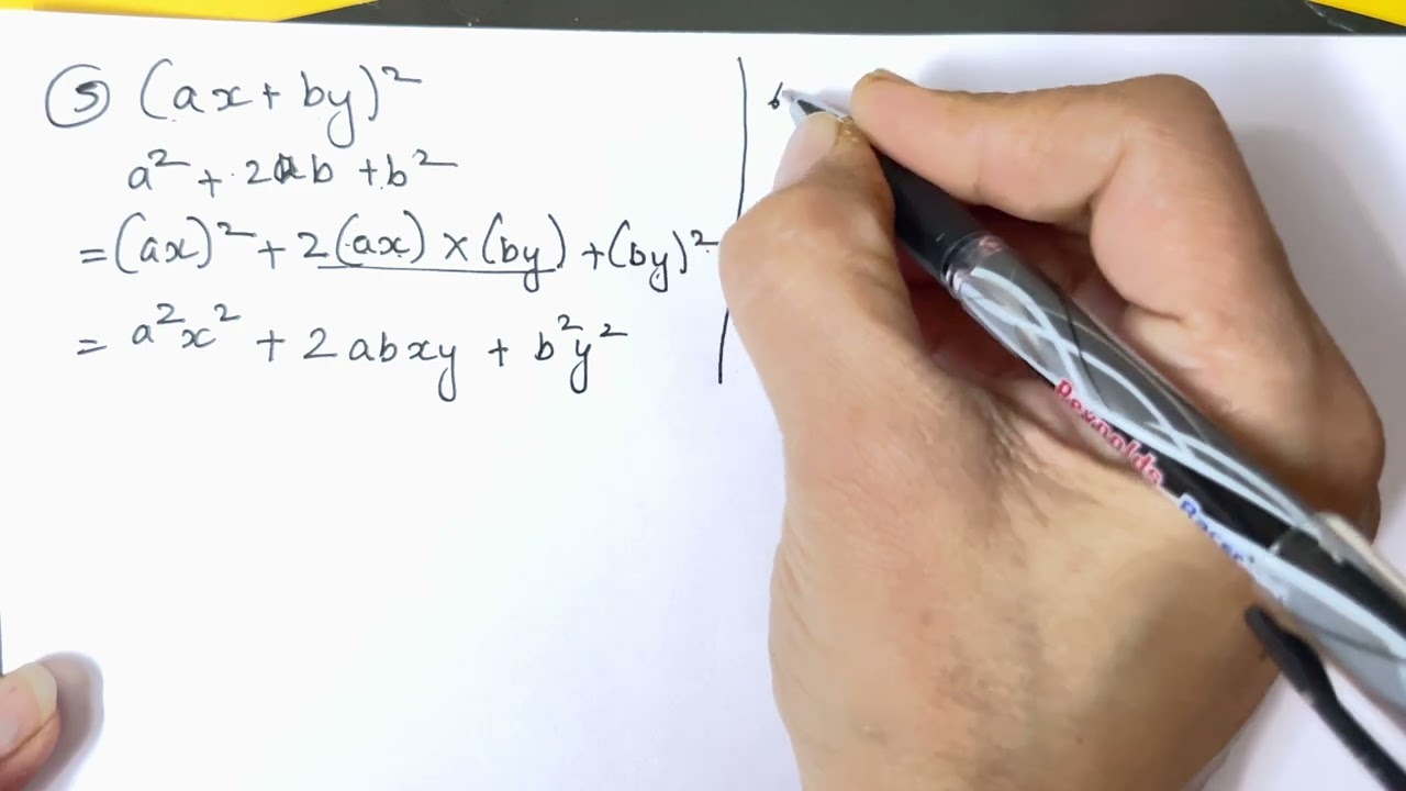 ALGEBRAIC FORMULAE EXPANSION OF SQUARES | CLASS 7 maths | chapter 14 PRACTICE SET - 50