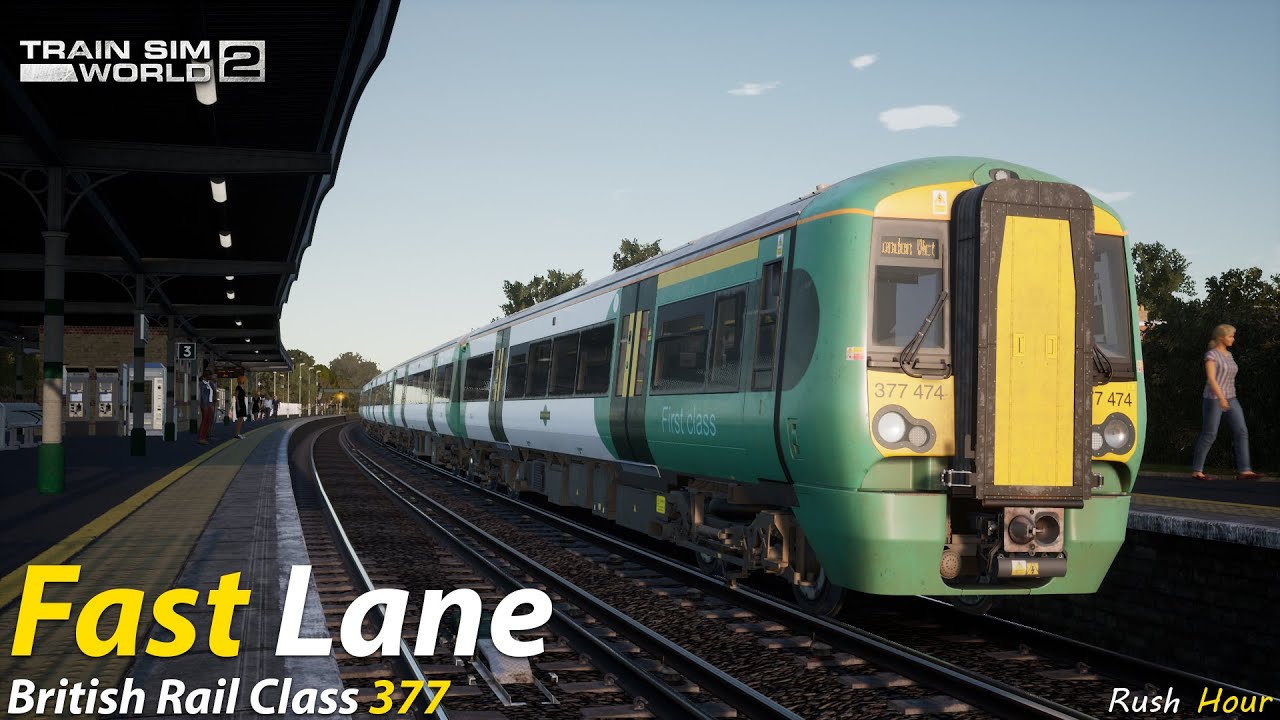 Fast Lane : London Commuter : Train Sim World 2 1080p60fps