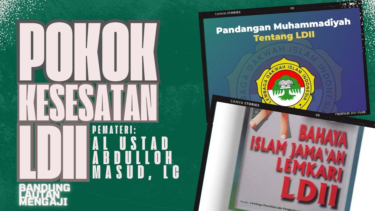 Pokok-Pokok Kesesatan LDII | Al Ustad Abdulloh Mas'ud, Lc [Alumni Ma'had Al-Haram Makkah]