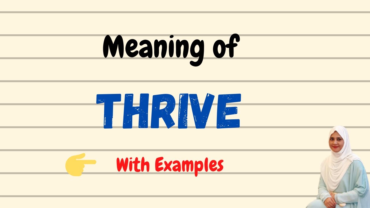 Daily vocabulary | Thrive Meaning | Vocabgram