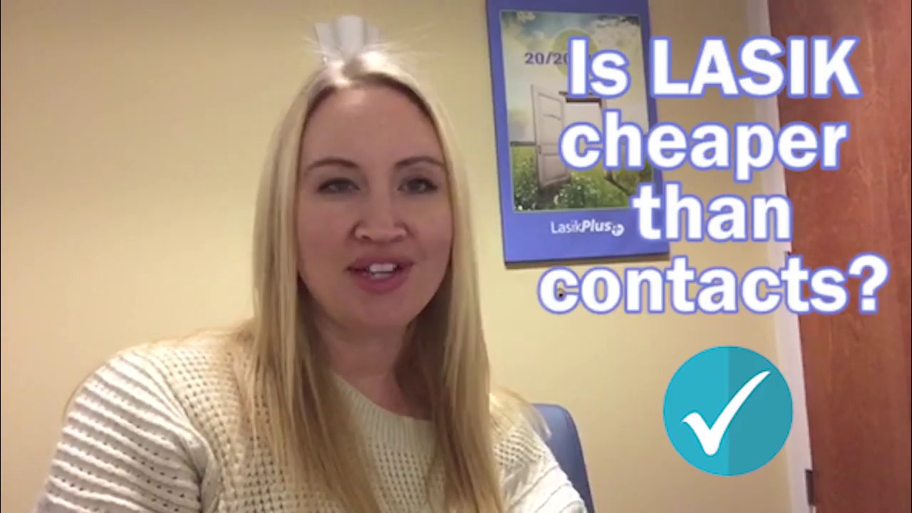 Is the Cost of LASIK Cheaper Than Contacts? LasikPlus
