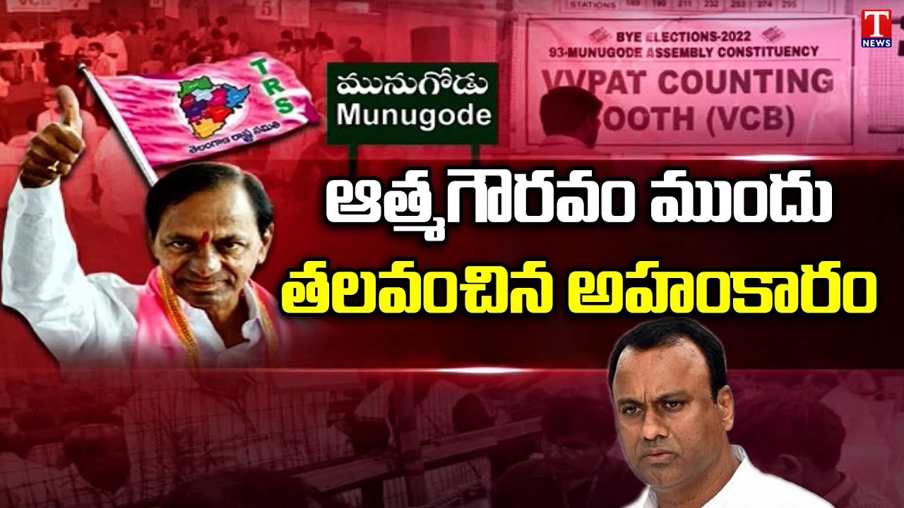 TRS Grand Victory in Munugode Bypolls | CM KCR | T News