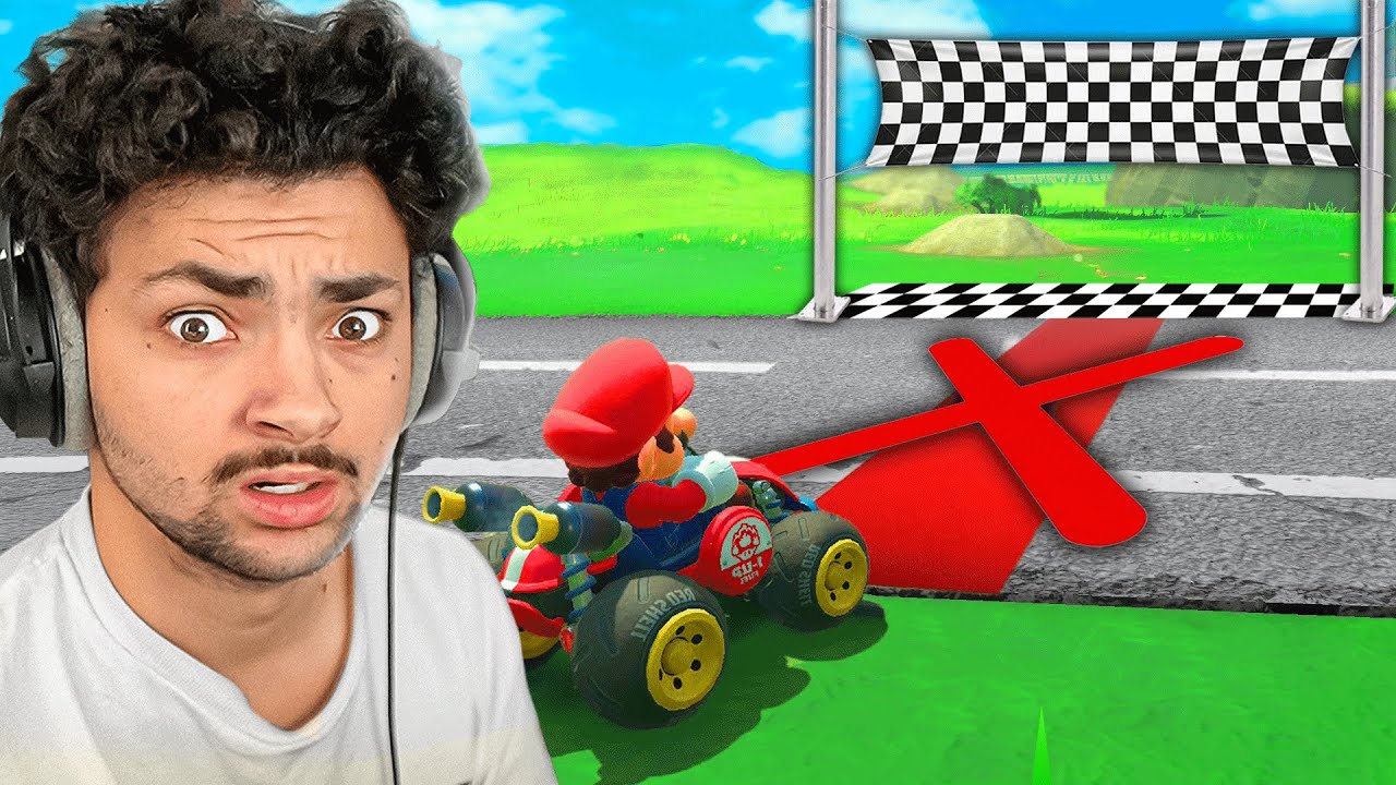 Peut-on TRAVERSER Mario Kart World sans TOUCHER la ROUTE ?