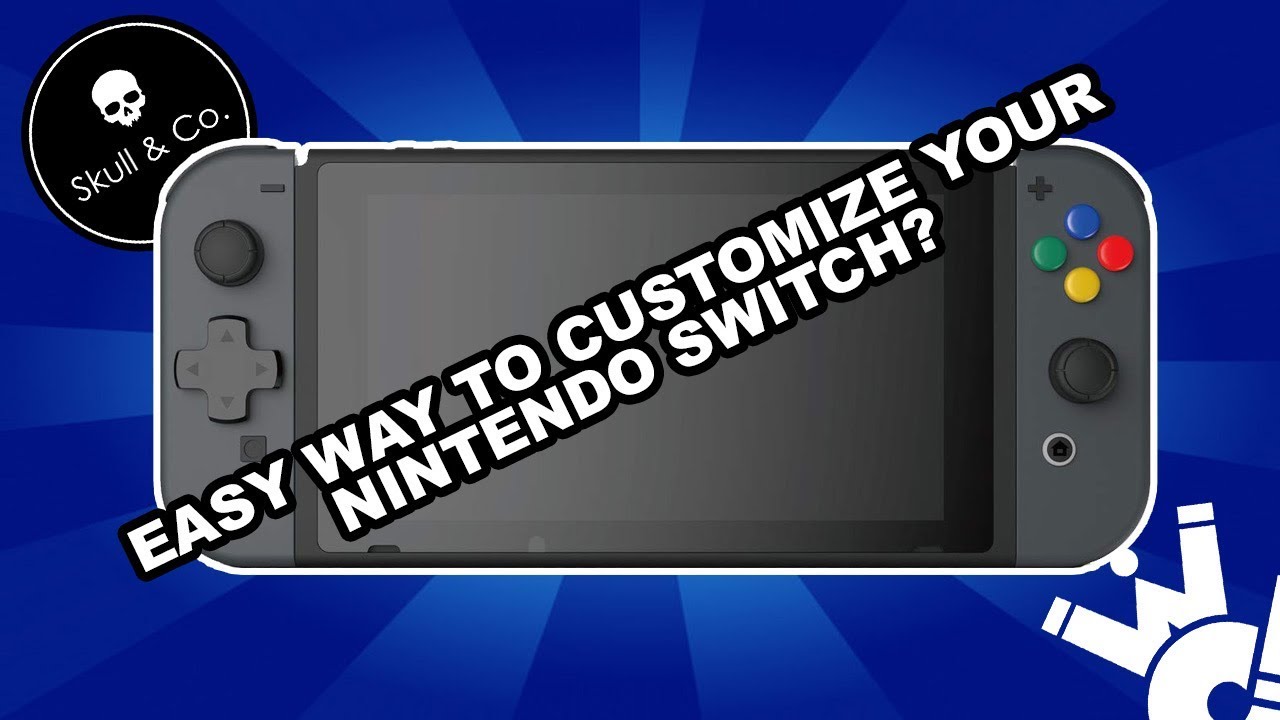 EASY WAY TO CUSTOMIZE NINTENDO SWITCH JOYCONS:  CUSTOM SWITCH AND CUSTOM JOY CON BUTTONS | WE DEEM