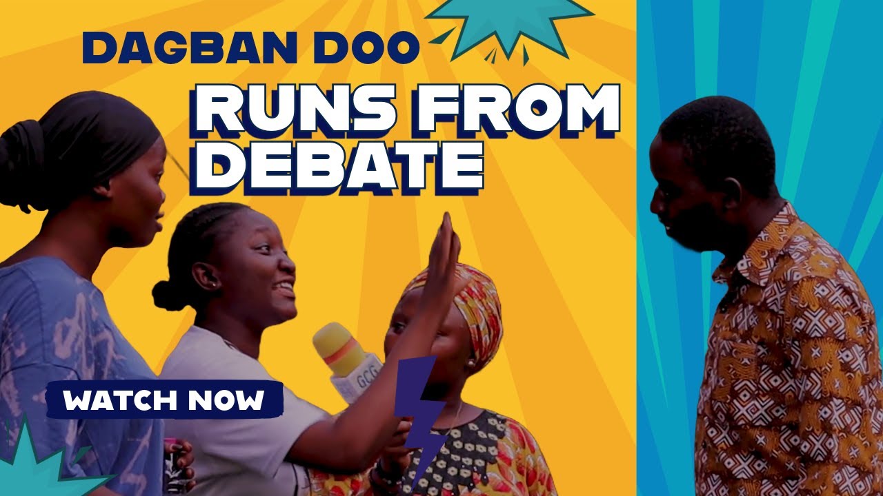 DAGBAN DOO RUNS FROM DEBATE WITH WOMEN