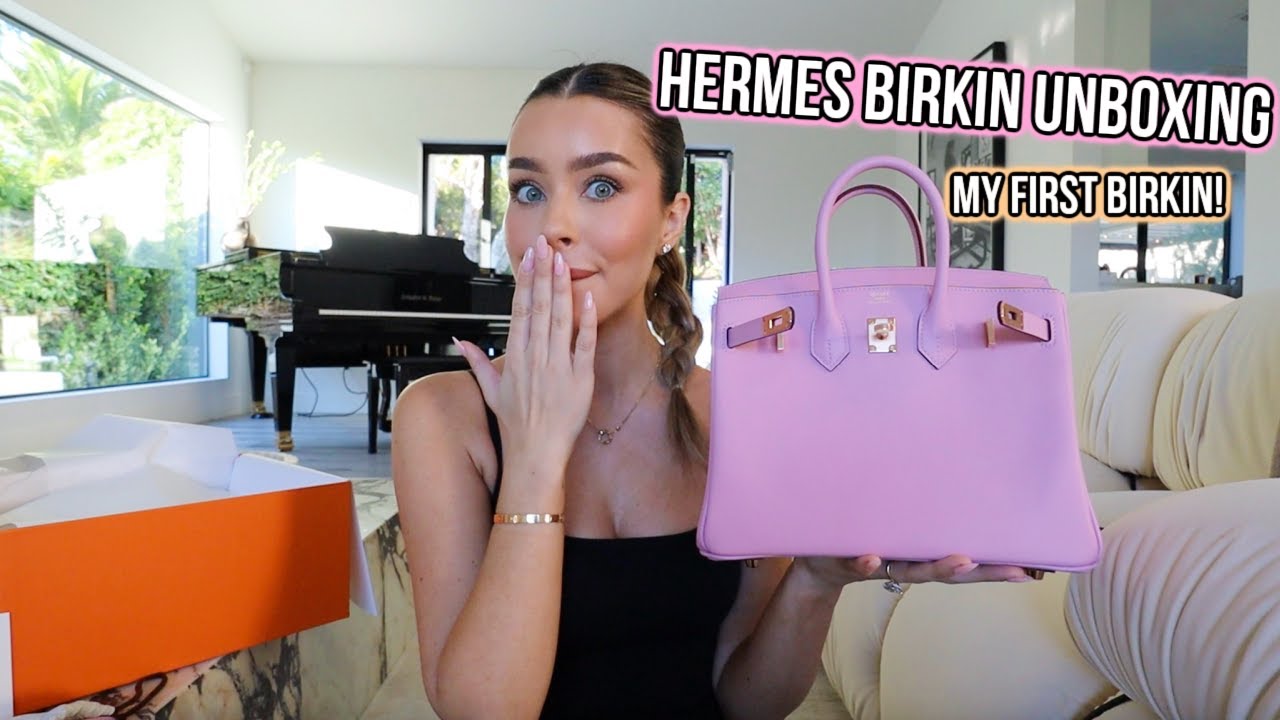 Распаковка Hermes Birkin 25! Моя первая Birkin!!!