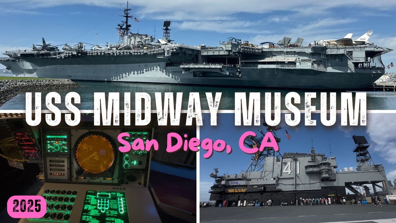 2025 ИЗУЧЕНИЕ МУЗЕЯ АВИАНОСЕЦА USS MIDWAY В САН-ДИЕГО, КАЛИФОРНИЯ (В ЧЕСТЬ ЛЕГЕНДЫ)