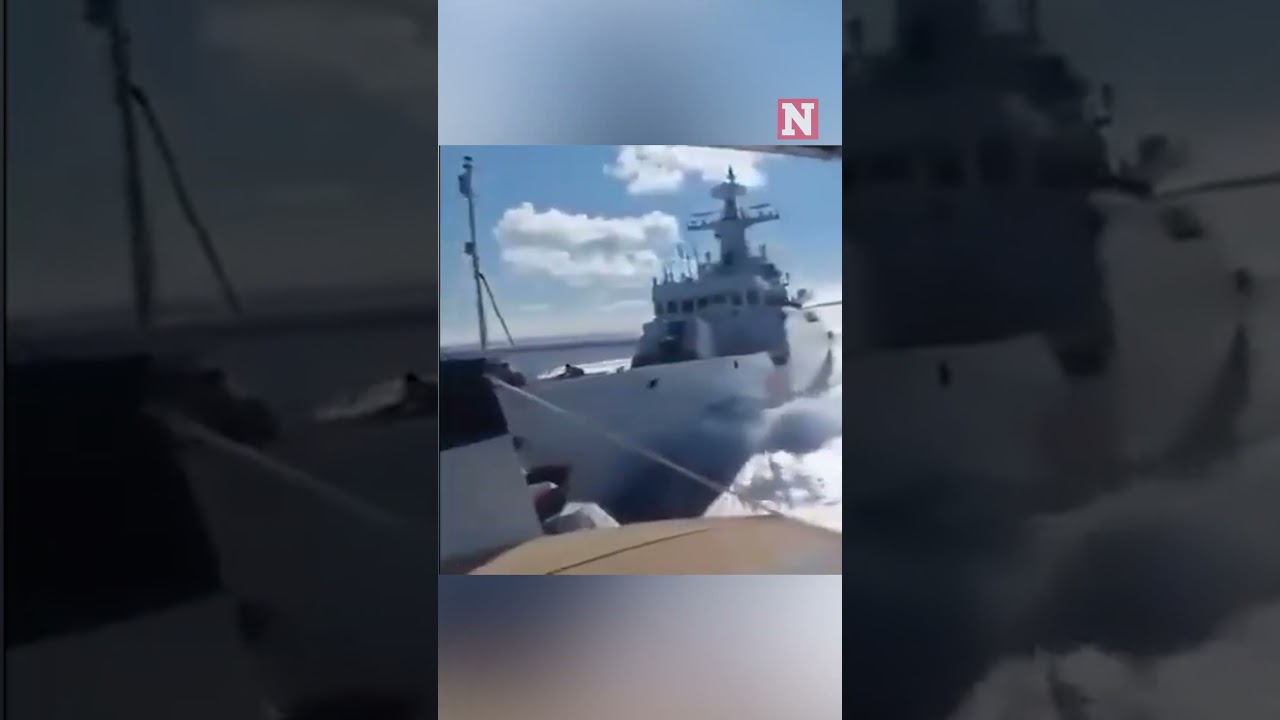 Chinese Warship Dramatically Collide While Chasing Philippines Coast Guard