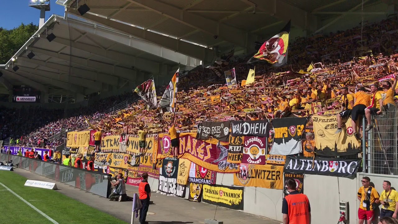 Dynamo Dresden Support SACHESENDERBY Erzgebirge Aue  vs Dynamo Dresden