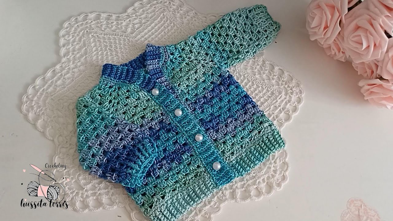 ¡Fabuloso! 🥰Hermoso Patrón de crochet Fácil y Rápido de Tejer 🌿♥️ Ganchillo para bebé #easycrochet