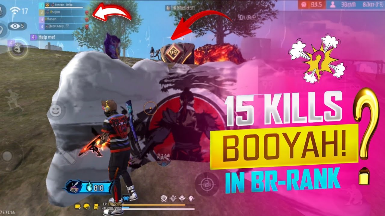 15 Kills In Grandmaster Hard Lobby | 15 Kills In 90 LVL Players Lobby | But Booyah? @ShahedOnTop 