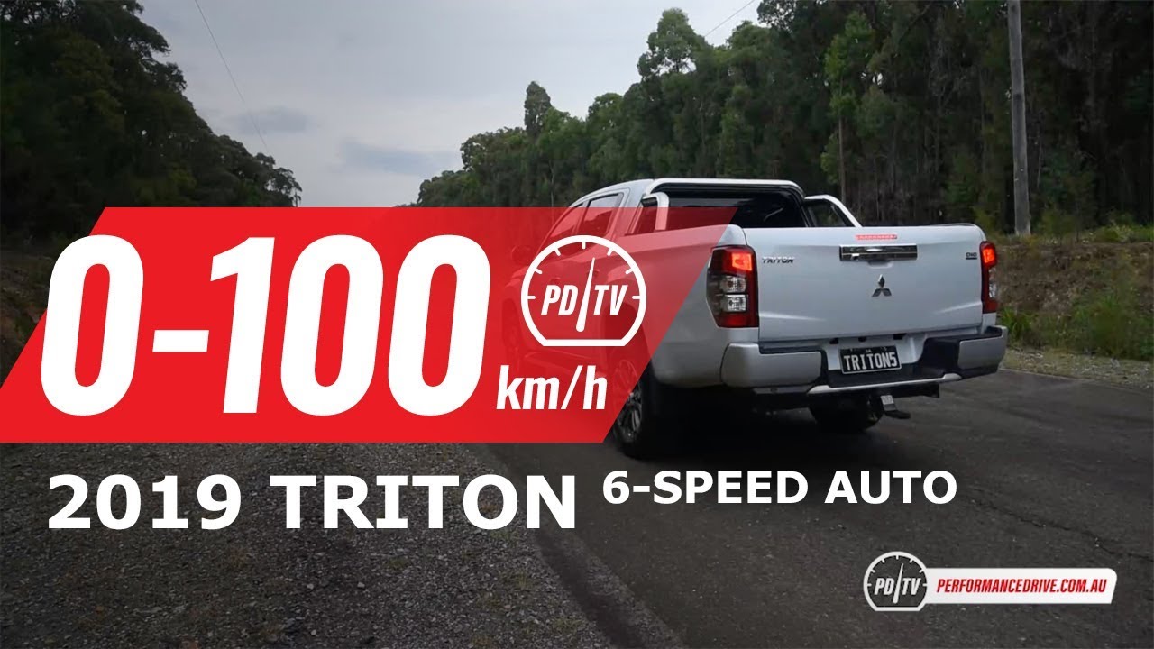2019 Mitsubishi Triton GLS 0-100km/h & engine sound