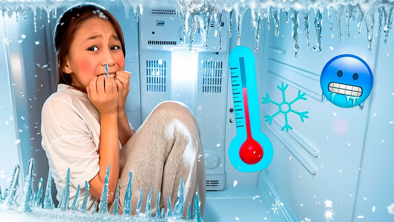 АРУНА ХОЛДИЛЬНИКТЕ МҰЗДА ҚАТЫП ҚАЛДЫ🥶😱#анельарунаеркемай #челленджы #family #trending #challenge 