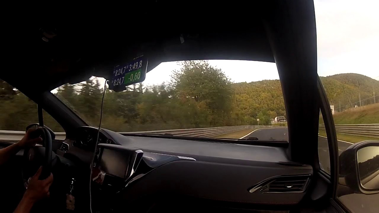 Nurburgring Peugeot 208 gti bps 8:21 BTG onboard