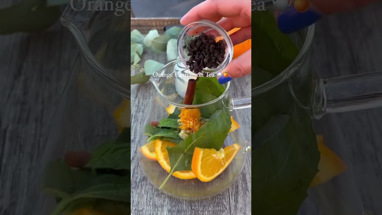 Orange cinnamon tea 🍊 ☕️