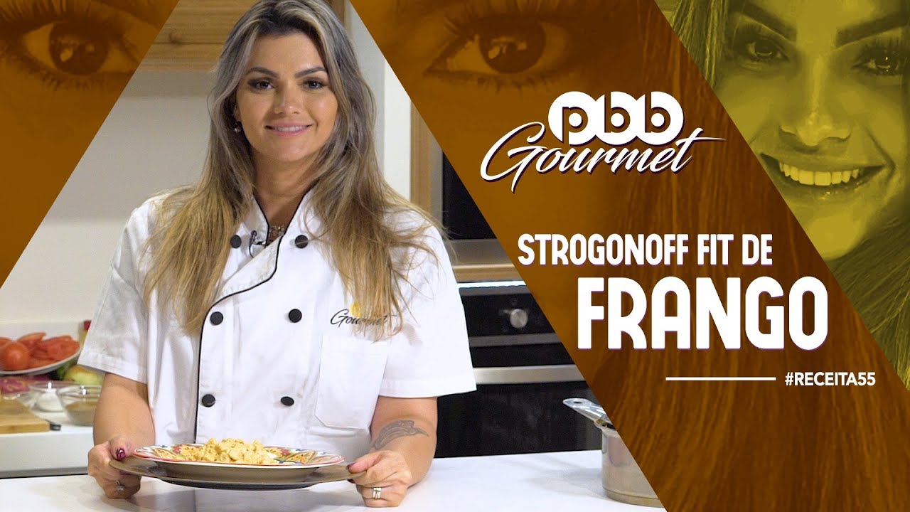 PBB Gourmet #55 - Strogonoff Fit de Frango (com Pasta de Amendoim)