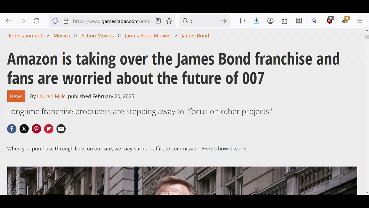 Amazon buys James bond? Who cares...