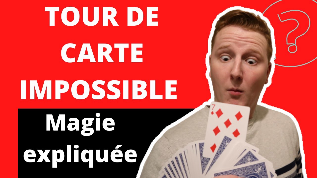 COMMENT FAIRE CE TOUR DE CARTE IMPOSSIBLE ??! Magie expliquée